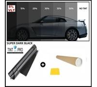 Pro Anti-kratzer Auto Fenster Tönungsfolie Tönung Super Dunkel Schwarz Limo 5%
