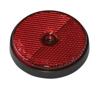 Reflektor 60 mm Rot RUND Seitenrückstrahler Rückstrahler Strahler Schraubbefestigung