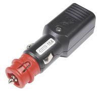 ProCar Universalstecker NG 15A mit zwangsgeführter Zugentlastung, mit Sicherung Belastbarkeit Strom max.=15 A 12 V, 24 V