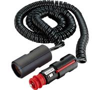 ProCar Verlängerungskabel Zigarettenanzünderkupplung an Wendelleitung mit Sic...