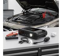 Profi Powerbank Auto Starthilfe Kit - Jump Starter 500A für Benzin/Diesel - LED-Lampe, 12000mAh LiFePO4-Akku, 2x USB-A - Kompakt