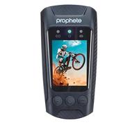 Prophete Fahrrad Dashcam - 4K 30 fps Video, 20 MP Fotos, Front- & Rückfahrkamera, 4,5 Std. Aufnahmezeit, App-Steuerung für iOS & Android, robuste Lenkerhalterung, USB-C Ladefunktion