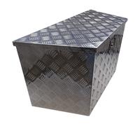 ProPlus Deichselbox / Staubox aus Aluminium 830/540 x 360 x H490mm V-Form f PKW Anhänger