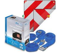 Pro Plus Fahrrad-Abdeckplane für 2 Fahrräder mit Fach für Warnschild