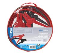 ProPlus Starthilfekabel-Set 16 mm², 2 x 3 m - Für Starthilfe bei Pkw und Fahrzeugen - TÜV/GS geprüft, vollisolierte Klemmen - Rot/Schwarz