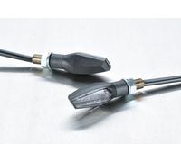 PROTECH Universal LED-Blinker RC-20 rechts vorne/links hinten Spiegel & Blinker Schwarz für BMW F 900 R,KAWASAKI Ninja 1000 SX,KTM 1290 Super Duke GT