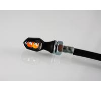 PROTECH Universal LED-Blinker RC-80 Spiegel & Blinker Schwarz für BMW F 900 R,KAWASAKI Ninja 1000 SX,KTM 1290 Super Duke GT