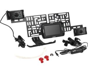 ProUser Digitales Rückfahrkamera-Set mit 2 Kameras 4,3 Zoll schwarz
