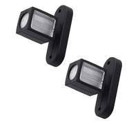 PROZOR LED Seitenmarkierungsleuchten 2PCS Begrenzungsleuchten IP65 Seitenleuchten Markierungsleuchten für Lkw Positionsleuchten Anhänger