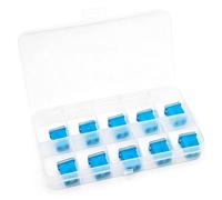 Prterver 20A Quadrat Auto-Sicherungen Niedrigprofil Boxförmige Auto-Sicherung für SUVs, Autos, Lastwagen, Boote