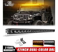 HELLA LED Arbeitsscheinwerfer - Black Magic Tough Lightbar 40" - 12V / 24V - slim - 12000lm - Anbau/Schraubanschluss - stehend - Off-road Lighting - Kabel: 2000mm - 1GJ 358 197-321