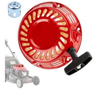 PSLER GX160 Seilzugstarter-Baugruppe für GX120 GX200 GX140 5.5HP 6.5HP Rücklaufstarter für Rasenmäher Ersatz Mit Starterbecher Seilzugstarter 5.5HP