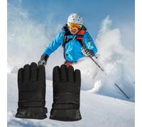 PU Leder Beheizte Handschuhe Doppelseitige Heizung USB 5V Einstellbare