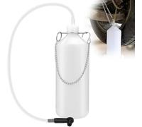 Puedno 1L Bremsflüssigkeitsbehälter mit 60cm Schlauch und Gummi-Adapter Bremsenentlüftungsgerät den Austausch von Bremsöl, Bremsenentlüfter Bremsenentlüfterflasche