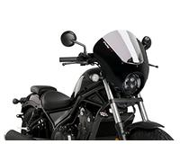 Puig 21102H Dark Night Verkleidungsscheibe optimierte Aerodynamik, Getönt | mit ABE, für Honda CMX 500 Rebel, CMX 500 Rebel SE Bj. 2020 - 2024