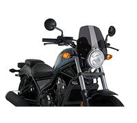 Puig 3829F New Generation Naked Sport optimierte Aerodynamik, Dunkel Getönt | Stark getönt, mit ABE, für Honda CMX 500 Rebel, CMX 500 Rebel SE Bj. 2017 - 2025