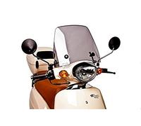 Puig 6076H Windschutzscheibe Traffic Daelim besbi Transparent / Rauchgrau