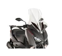 Puig 9476W V-Tech Line Touring-Scheibe aus 4 mm Acryl mit kantigem aerodynamischem Design für maximalen Schutz und reduzierte Turbulenzen, Transparent