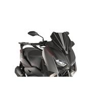 PUIG Windschutzscheibe V-Tech Line Sport für Yamaha X-MAX 125 (2018-2020) Schwarz