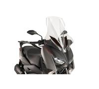 Puig 9476W V-Tech Line Touring-Scheibe aus 4 mm Acryl mit kantigem aerodynamischem Design für maximalen Schutz und reduzierte Turbulenzen, Transparent