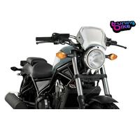 PUIG FRONTPLATTE AUS ALUMINIUM HONDA CMX 500 REBEL 17-21 SILVER