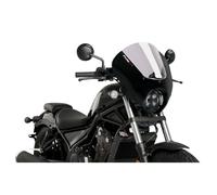 PUIG Halbverkleidungs-Windschutzscheibe Dark Night fUr Honda CMX500 Rebel 20-25,