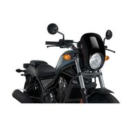 PUIG SEMI-FAIRED SCREEN ANARCHY FUR HONDA CMX500 REBEL 17-19 SCHWARZ
