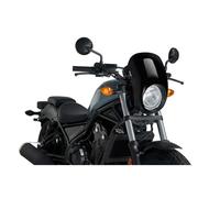 PUIG SEMI-FAIRED SCREEN ANARCHY FUR HONDA CMX500 REBEL 17-19 SCHWARZ