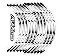 PuLaif Streifenaufkleber Für Honda ADV 350 Adv350 Motorradzubehör Radaufkleber Auf Der Innenseite des Felgenstreifenband (Color : Silver)