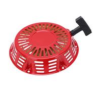 Pull Start Starter mit roter Abdeckung für 212cc 6,5 PS 7 PS OHV -Motor ideal für einfache Start beim Kart -Pit -Fahrrad und mehr 215 mm 8,5 Zoll Größe