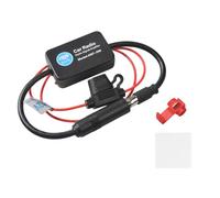 Pumwoy Autoradio Antennenverstärker 12V, Auto Antenne Signalverstärker Booster FM/AM, Universal Antennenverstärker Auto für Audio Stereo Digital Autoradio