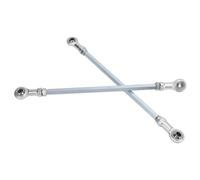 PUSOKEI 280 Mm ATV-Spurstangen-Sets, Stahllegierung, Silber |Lenkkugelgelenk Spurstange für Quad Dirt Bike Go Kart