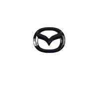 PYANL Auto Emblem für Mazda CX-60 2022 2023, Abzeichen Logo Aufkleber 3D Badge Kühlergrill Embleme Kofferraum Heckklappe Buchstaben Logo Abziehbilder Auto Dekoration Zubehör,Steering Wheel-A