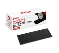 Pyle Auffahrrampe PKW Bordsteinrampe Gummi - Car Ramp - Bordsteinrampe 7cm hoch, LKW & KFZ Auffahrrampen 5t geeignet als Auto Rampe, Fahrradrampe, Auffahrrampe Motorrad & Auffahrrampe für Anhänger