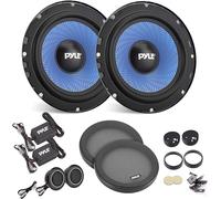 Pyle Auto Lautsprecher 165mm 6.5 Zoll 3 Wege Set 360W - Einbaulautsprecher Auto Kfz Lautsprecher mit Hochtöner Mitteltöner Car Hifi Klang klare Höhen für Soundsystem Upgrade einfache Montage