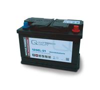 Q-Batteries 12GEL-51 Antriebsbatterie 12V 52Ah (5h), 60Ah (20h) wartungsfreier Gel-Akku VRLA