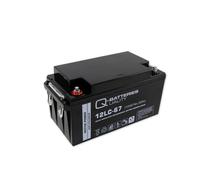 Q-Batteries 12LC-67 AGM Solar und Wohnmobil Batterie 12V 67Ah