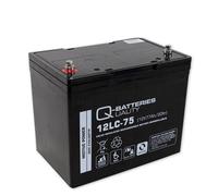 Q-Batteries 12LC-75 AGM Solar und Wohnmobil Batterie 12V 77Ah