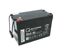Q-Batteries 12LC-92 / 12V - 93Ah Blei Akku Zyklentyp AGM - Deep Cycle VRLA