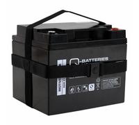 Q-Batteries 12LCP-36 | 12V 36Ah AGM Bleiakku mit Tragegurt