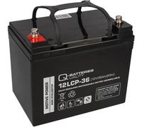 Q-Batteries 12LCP-36 / 12V - 36Ah Blei Akku Zyklentyp AGM - Deep Cycle VRLA