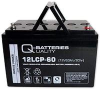 Q-Batteries 12LCP-60 / 12V - 63Ah (C20) Blei Akku Zyklentyp AGM - Deep Cycle VRLA