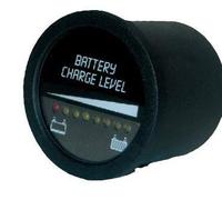 Q-Batteries Ladezustandsanzeige 12V, 24V, 36V, 48V by S.P.E. indicator ULBF52R für GEL / AGM Batterie, inkl. Verriegelungsrelais