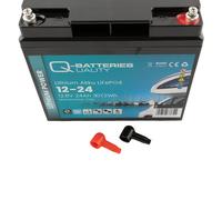 Q-Batteries Lithium Akku 12-24 12,8V 24Ah 307,2Wh LiFePO4 Batterie