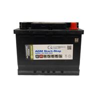Q-Batteries Start-Stop Autobatterie AGM60 12V 60Ah 680A inkl. 7,50 € Pfand