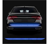 QDFNJYONG Auto Kofferraum Aufkleber für Porsche Macan Turbo 2014-2025,Reflektierende Streifen Nachtsichtbarkeit Selbstklebend Reflektorband,A/Bl-ue