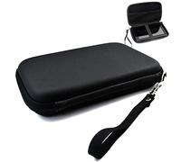 QFDSHOPCO GPS Navi Tasche 7 Zoll GPS Tragetasche Schutztasche Hülle Kompatibel mit Garmin Drivesmart 61 65 66 76 Dezl Otr 710 720 770 780 Nuvi 2789LMT 2797lmt Tomtom 7" Navigationsgeräte Schwarz