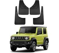 QHuaL 4 Stücke Auto Schmutzfänger für Suzuki Jimny 2019-2023 Schwarz Schmutzfänger Vorne Hinten Kotflügel Kotflügel Spritzschutz Zubehör