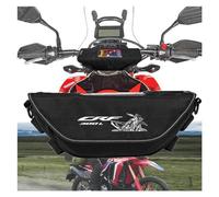 QIBOZNG Motorrad Lenkertasche Für HO&NDA CRF300L CRF 300L CRF 300 L Motorrad wasserdichte Und Staubdichte Lenker Lagerung Tasche Navigation Tasche(Black Logo6)