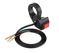 Qiilu Lenkerschalter-Schalthebel, 22 mm 7/8 Zoll Lenker Elektrisches 3-Gang-Modul Scheinwerfer Wasserdichter Schalthebel für Motorrad-E-Bike-Roller